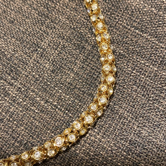 Anne Klein Rhinestone Choker Necklace - Picture 3 of 5